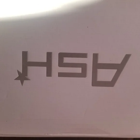 - ❤️Ash authentic women's leather black sneakers rare!!!NWT with black har… - Picture 11 of 12